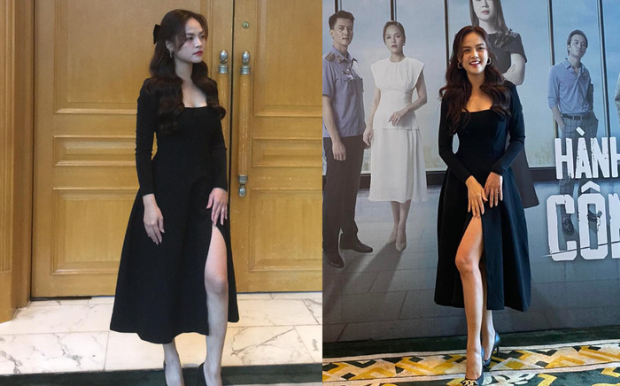 Thu Quỳnh diện váy xẻ đùi nóng bỏng ở sự kiện, đọ nhan sắc 'một 9 một 10' với Hồng Diễm Ảnh 2