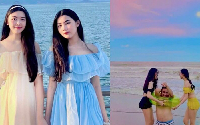 'Sốt xình xịch' trước vóc dáng của hai ái nữ nhà Quyền Linh: Đôi chân kiếm nhật đẹp tựa báu vật Ảnh 2