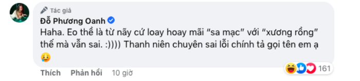 Sai chính tả lỗi học sinh cấp 1, Phương Oanh tự nhận: 'Đã dốt lại còn hay chơi chữ' Ảnh 3