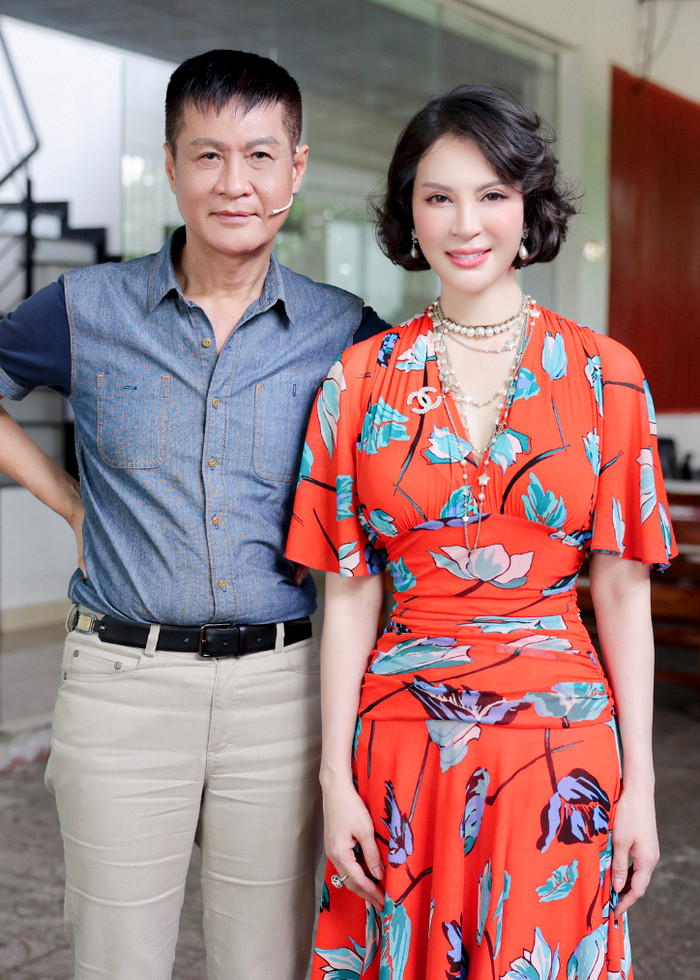 MC Thanh Mai và đạo diễn Lê Hoàng