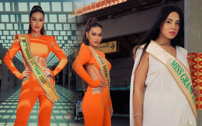 Miss Grand International dán ảnh Thiên Ân lên hàng first face: Fan vỗ tay ào ào vì quá sang - quá sáng Ảnh 2