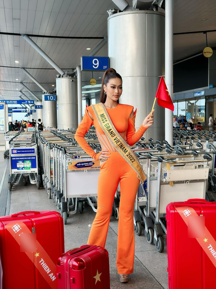 Đoàn Thiên Ân đã lên đường sang Indonesia để tham dự Miss Grand International 2022.