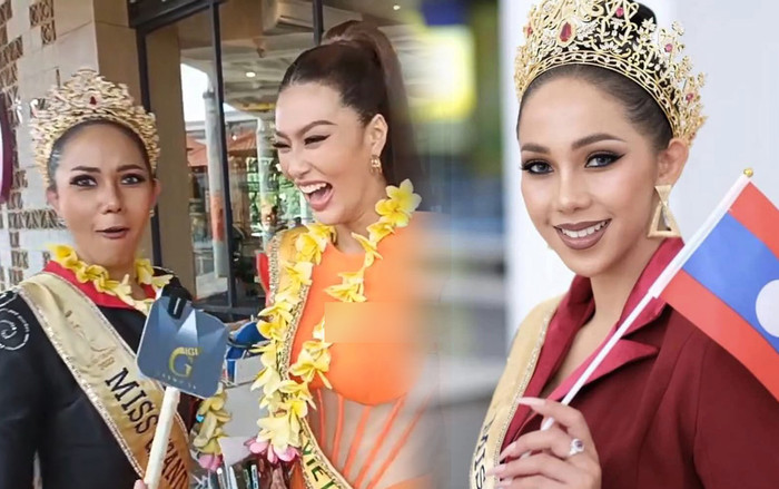 Phỏng vấn vui Hoa hậu Thiên Ân, Miss Grand Lào bất ngờ bị netizen nhận xét là… 'lanh chanh' Ảnh 2
