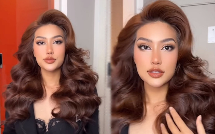 Hướng dẫn tạo kiểu tóc uốn hoa hậu đẹp như Miss Grand Đoàn Thiên Ân Ảnh 2