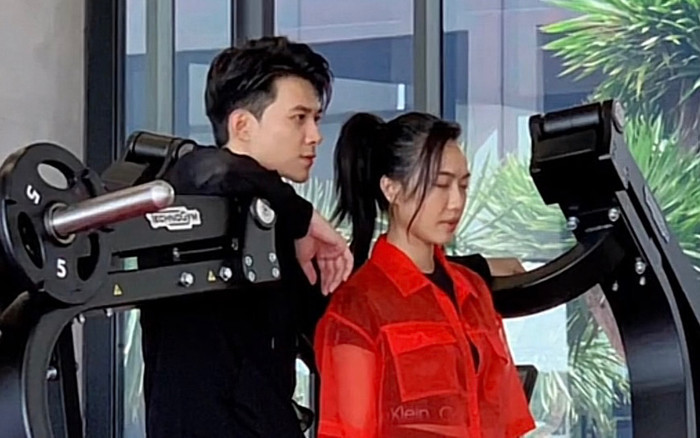 Bắt trọn khoảnh khắc Anh Tú - Diệu Nhi tay trong tay tập gym trước thềm đám cưới Ảnh 2