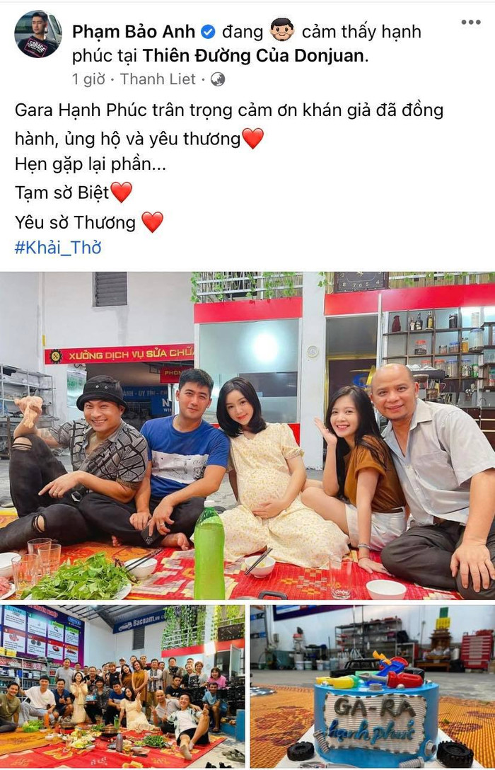 Diễn viên Bảo Anh chào tạm biệt Gara Hạnh Phúc, úp mở phim sẽ có phần 2 giống Thương Ngày Nắng Về? Ảnh 1