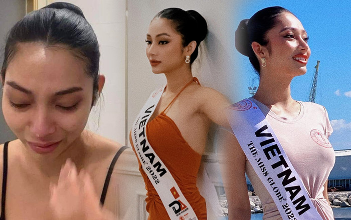 Đại diện Việt Nam tại Hoa hậu Toàn cầu 2022 gặp sự cố lớn, phải 'cầu cứu' trên livestream Ảnh 2