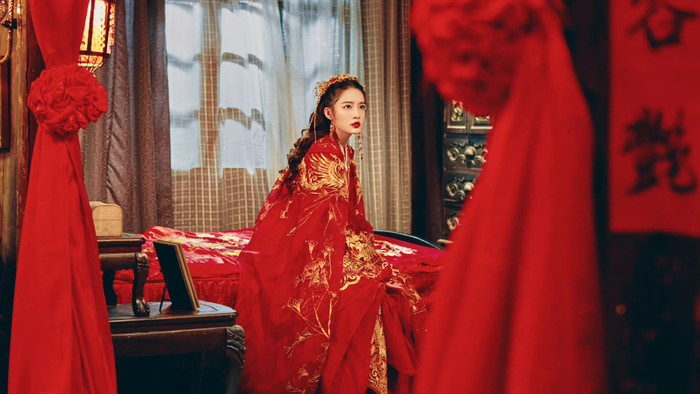 Thỉnh Quân: Lý Thấm hóa tân nương xinh đẹp nhưng tiếc là đám cưới với Nhậm Gia Luân lại không thành Ảnh 2