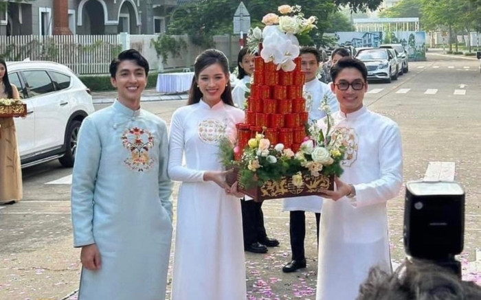 Góp mặt trong dàn soái ca bê tráp đám hỏi Bình An, Đình Tú được fan đẩy thuyền với 1 nàng Hậu Ảnh 2