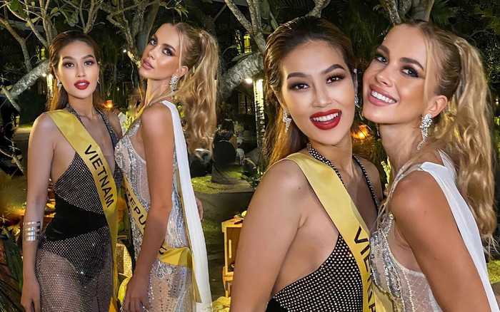 Thiên Ân 'giáp mặt' với đại diện CH Séc, fan trực sẵn nút comment: Nắm tay vào Top 2 luôn đi cũng được Ảnh 2