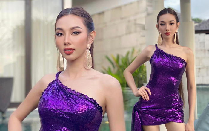 Thùy Tiên khoe visual tím lịm tìm sim tại Indonesia: Đẹp như thế này mãi chỉ có gây áp lực cho thí sinh? Ảnh 2
