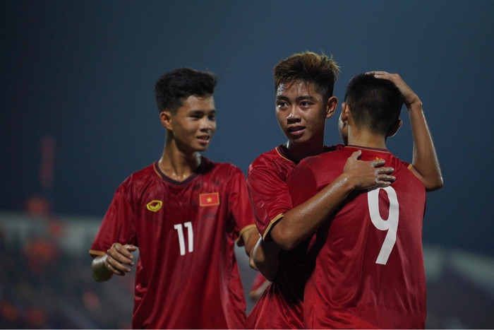 Sau khi U17 Việt Nam đã đánh bại Nepal 5-0, HLV Nguyễn Quốc Tuấn tuyên bố không sợ Thái Lan ở trận đấu cuối cùng bảng F vòng loại U17 châu Á. Ảnh: Ngọc Em