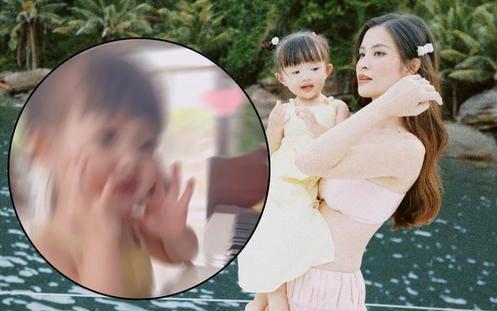 Đông Nhi khoe con gái 'nuốt mic' khi hát nhạc thiếu nhi, dân mạng thích thú: 'Ca sĩ tương lai đó'! Ảnh 2