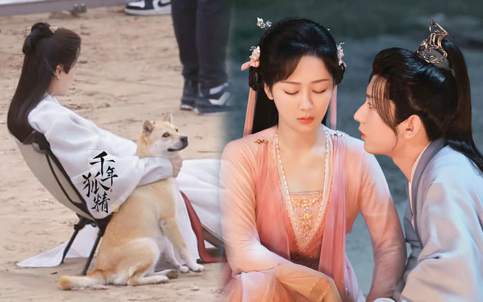 Thành Nghị lộ khoảnh khắc chọc chó cực đáng yêu ở phim mới Ảnh 2