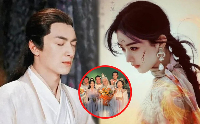 Dữ Phượng Hành lộ ảnh đầu tiên: Triệu Lệ Dĩnh nhợt nhạt bên cạnh Lâm Canh Tân Ảnh 2