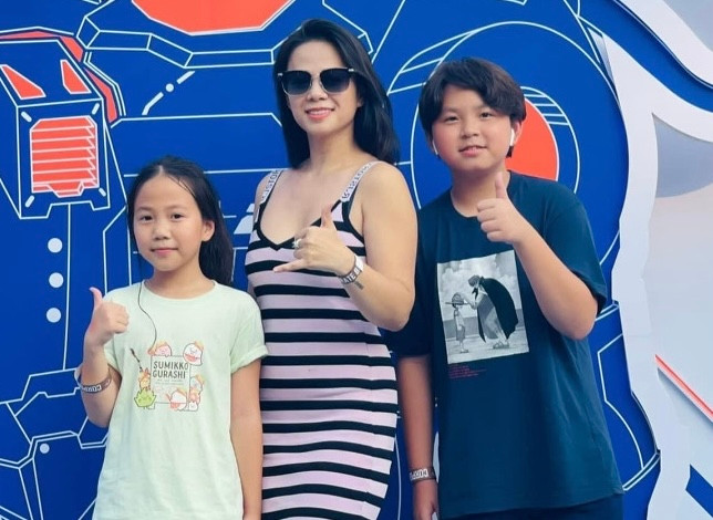 Các con là nguồn động lực lớn để vợ Shark Bình cố gắng mỗi ngày.