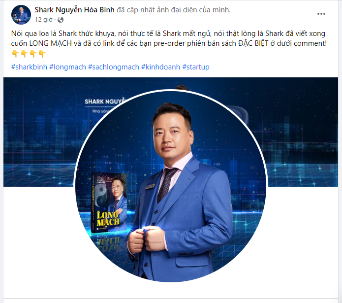 Shark Bình ra mắt cuốn 'Long Mạch' giữa ồn ào tình ái