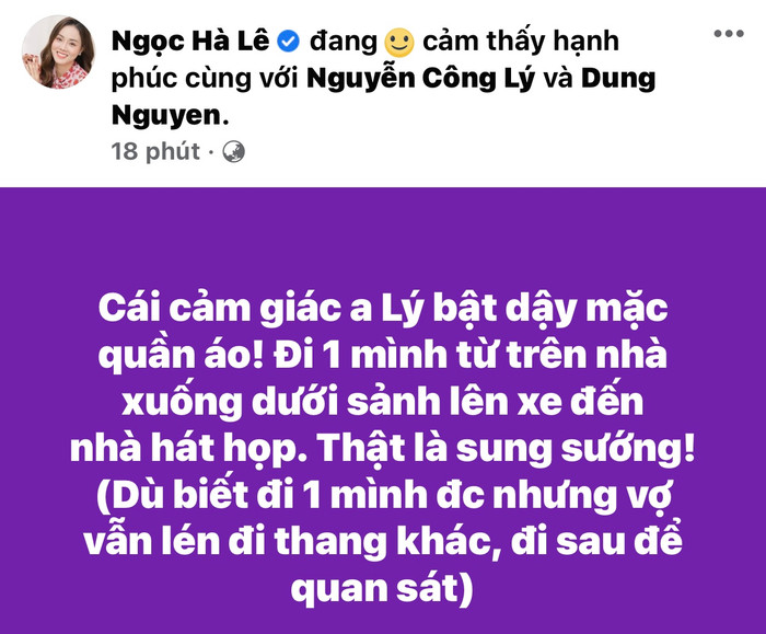 Sức khỏe và tinh thần của NSND Công Lý đã cải thiện đáng kể sau nhiều tháng xuất viện.