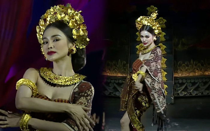 Hoa hậu Engfa Waraha đẹp 'chấn động' tại Miss Grand, múa tay vài đường đã 'thôi miên' thị giác Ảnh 2