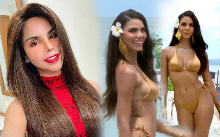 Phát hiện 'bản sao' Linda Cẩm Lan trong phần thi bikini Miss Grand International 2022 Ảnh 2