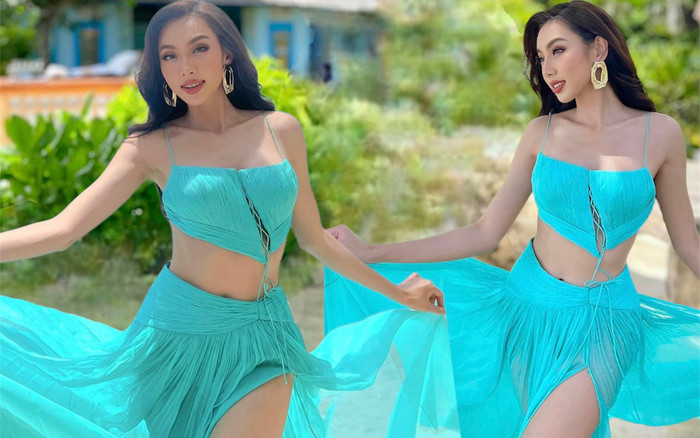 Thùy Tiên hoá cô tiên xanh, tung skill bung tà xuất thần dưới ống kính của Mami Teresa Ảnh 2