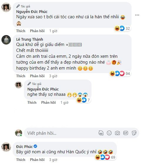 Cư dân mạng tỏ ra thích thú với màn tương tác của Đức Phúc và Erik, đồng thời nhiều người đã gửi những lời chúc tốt đẹp nhất tới giọng ca sinh năm 1997