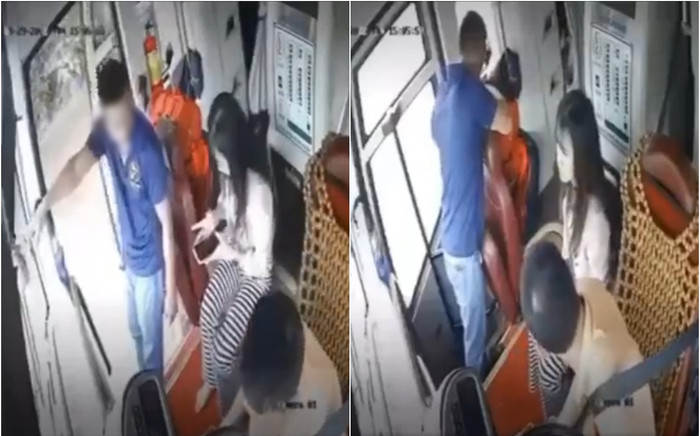 Xôn xao clip nhân viên nhà xe bị tố 'đè' cô gái trẻ trên xe khách Ảnh 2