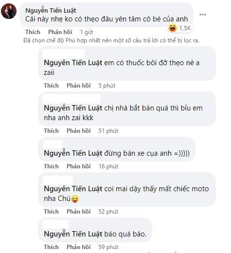 Tiến Luật ra sức an ủi vợ vì lo lắng xe mô tô có thể sẽ bị bán