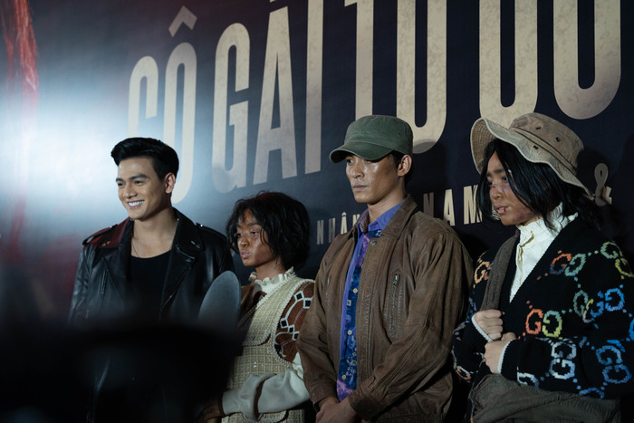 Lãnh Thanh trong buổi họp báo mới đây.