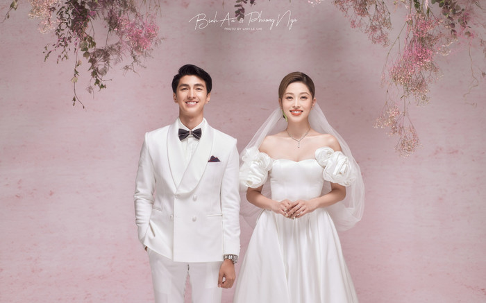 Hé lộ thêm ảnh cưới cực ngọt ngào của Bình An - Phương Nga Ảnh 2