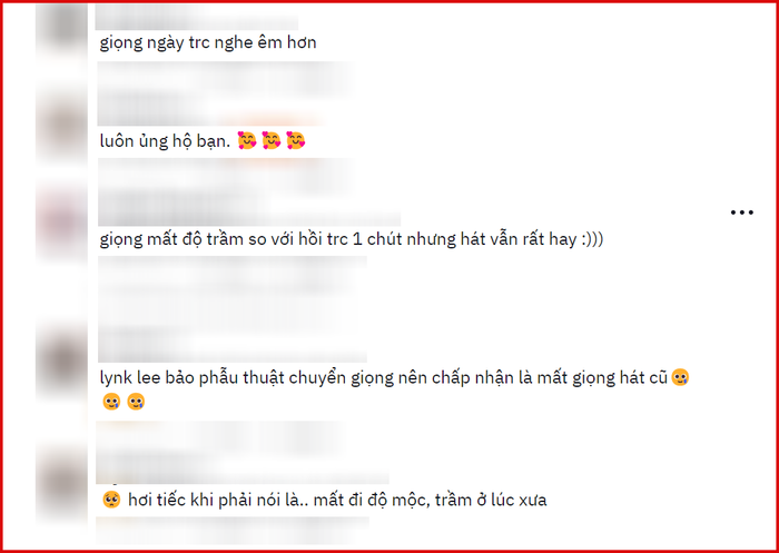 Lynk Lee gây tiếc nuối khi giọng hát dần 'xuống dốc' hậu phẫu thuật thanh quản Ảnh 4