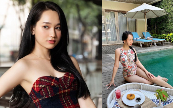 Hậu giảm cân, mỹ nhân 'Mắt biếc' thả dáng nóng bỏng bên bể bơi Ảnh 2