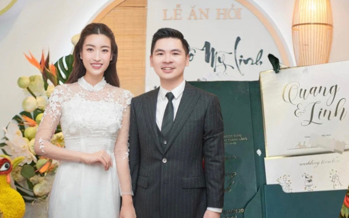 Hé lộ ý nghĩa thiệp cưới của Đỗ Mỹ Linh và con trai bầu Hiển Ảnh 2
