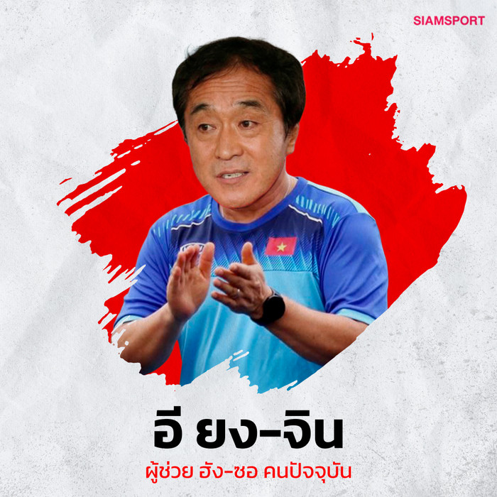 Người thứ ba là trợ lý Lee Young-jin - người gắn bó cùng HLV Park Hang Seo trong suốt 5 năm qua ở Việt Nam.