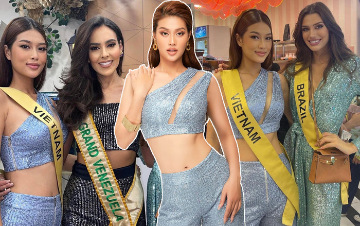 'Hoa mắt' với oufit của Thiên Ân tại Miss Grand: Còn kiểu 'kiệm vải' nào mà chị chưa diện? Ảnh 2