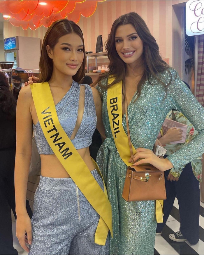  Nối gót Thùy Tiên, Thiên Ân mặc quần ngược tham dự Miss Grand International Ảnh 1