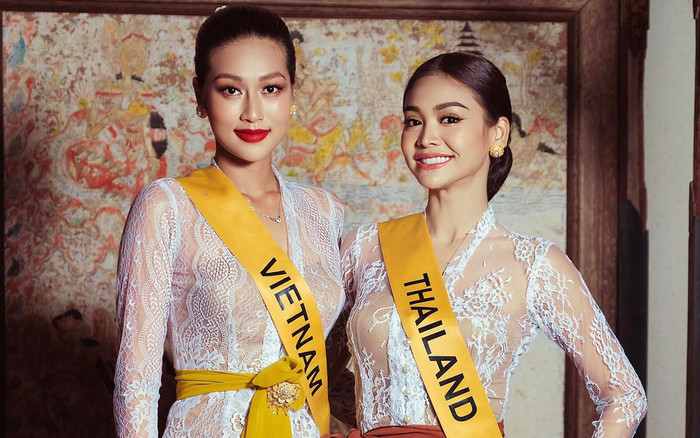 Hậu thua đau trước Thiên Ân, Miss Grand Thái bị các nàng hậu lơ đẹp? Ảnh 2