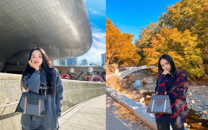 Vi vu du lịch xứ Hàn, Hương Giang diện loạt outfit 'xinh muốn xỉu' Ảnh 2