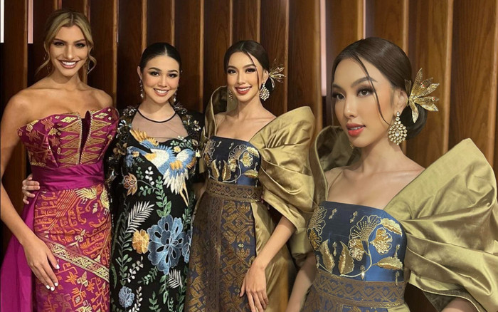 Hoa hậu của các hoa hậu 2016 bị Thùy Tiên làm lu mờ: Đừng chụp chung với Queen Tiên, chỉ bị thiệt thòi Ảnh 2