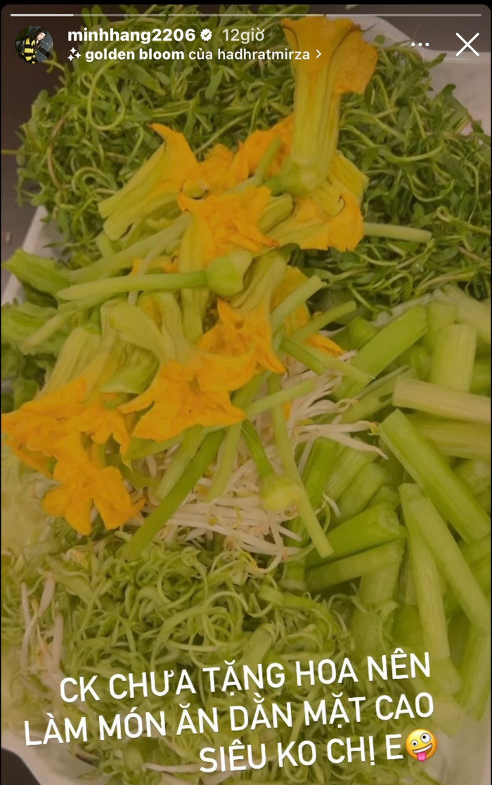 Dòng trạng thái cực gắt không kém phần hài hước của Minh Hằng khiến khán giả thích thú.