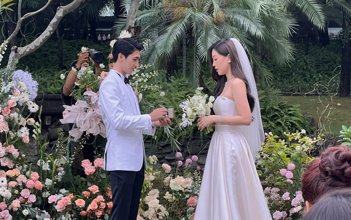 Đám cưới Bình An - Phương Nga: Cô dâu bật khóc nức nở, chú rể vỡ oà trong hạnh phúc Ảnh 2