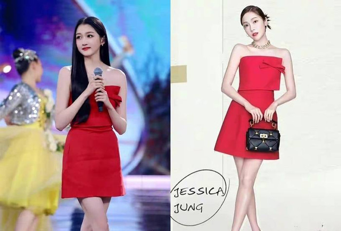 Quan Hiểu Đồng và Jessica Jung.