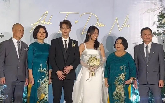 Phụ huynh của Anh Tú - Diệu Nhi vô cùng 'đồng điệu', bố cô dâu nghẹn ngào dặn dò con rể Ảnh 2