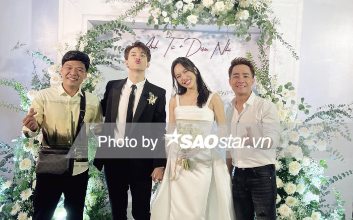 Hai nghệ sĩ hiếm hoi có mặt tại hôn lễ của Anh Tú-Diệu Nhi tại Hà Nội Ảnh 2