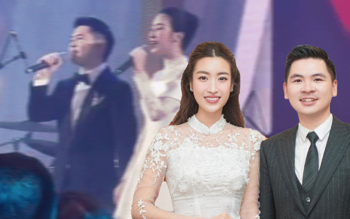 Đỗ Mỹ Linh song ca cùng chồng trong lễ cưới: Giọng hát cả hai khiến dân mạng khen ngợi không ngừng! Ảnh 2