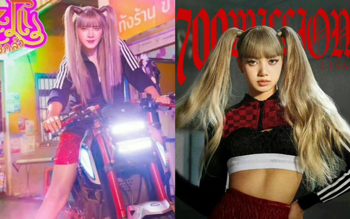 Ca sĩ La Chí Tường bị tố đạo nhái Lisa (BLACKPINK) Ảnh 2