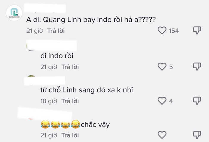 Nghi vấn Quang Linh Vlog bỏ hết công việc, lặng lẽ qua Indonesia xem Thùy Tiên Final walk? Ảnh 2