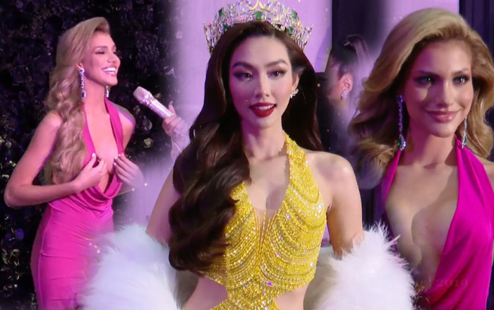 Thảm đỏ Miss Grand 2022: Thuỳ Tiên 'át vía' 'Búp bê Barbie' Venezuela với hình tượng như nữ hoàng Ảnh 2