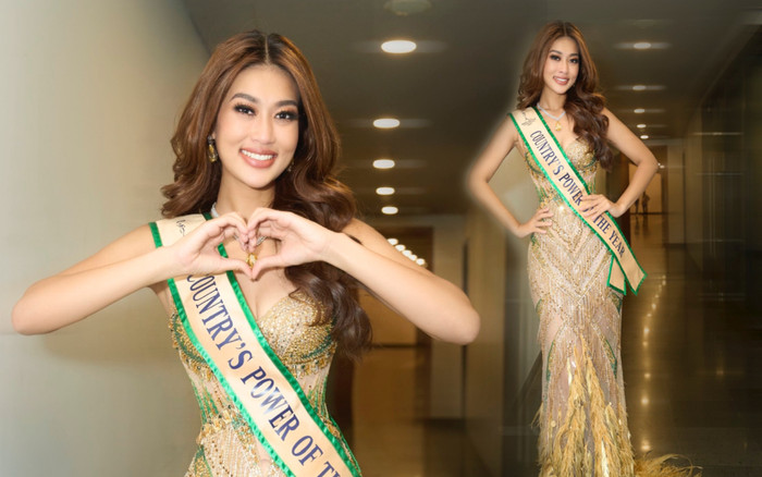 Cận cảnh bộ váy Thiên Ân 'lỡ hẹn' tại Miss Grand: Ước gì khoảnh khắc Top 10 có tên Việt Nam Ảnh 2