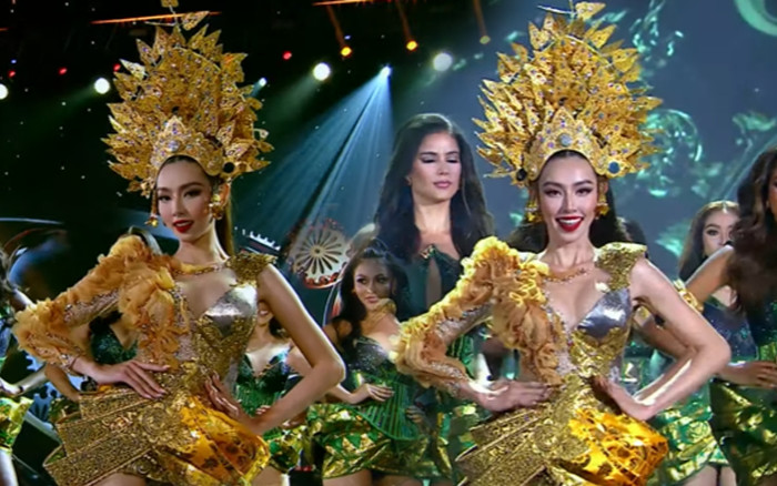 Thùy Tiên dẫn đầu Top 68 Miss Grand chào sân: Thần thái sáng hơn đèn pha đường cao tốc Ảnh 2